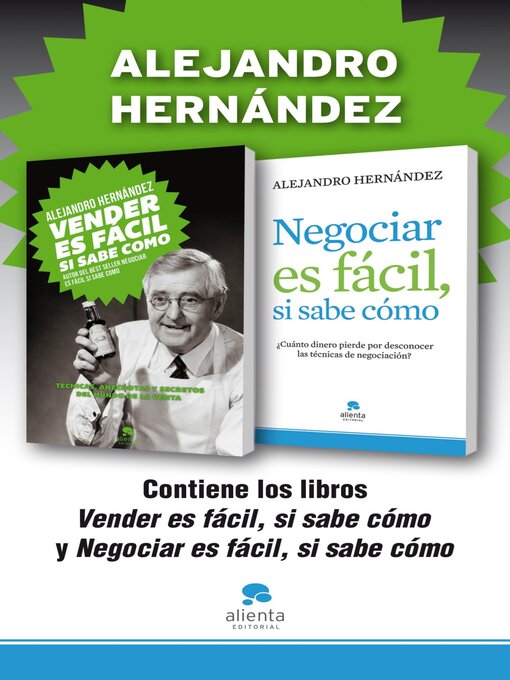 Cover image for Vender es fácil, si sabe cómo + Negociar es fácil, si sabe cómo (pack)